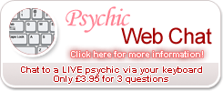 Psychic Web Chat - 3 questions for £3.