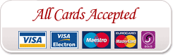 All major credit cards accepted